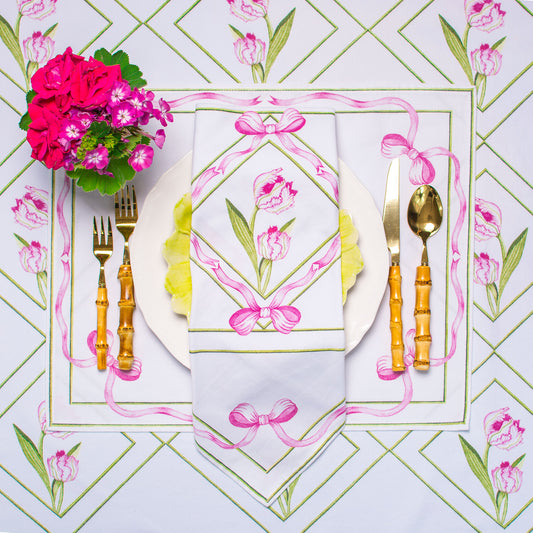 PARROT TULIP DINNER NAPKINS