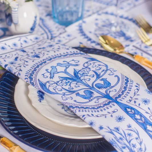 TREE OF LIFE COTTON DINNER NAPKINS