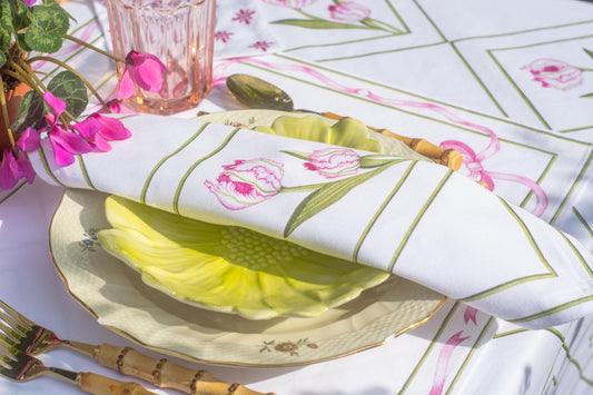 PARROT TULIP TEA NAPKINS