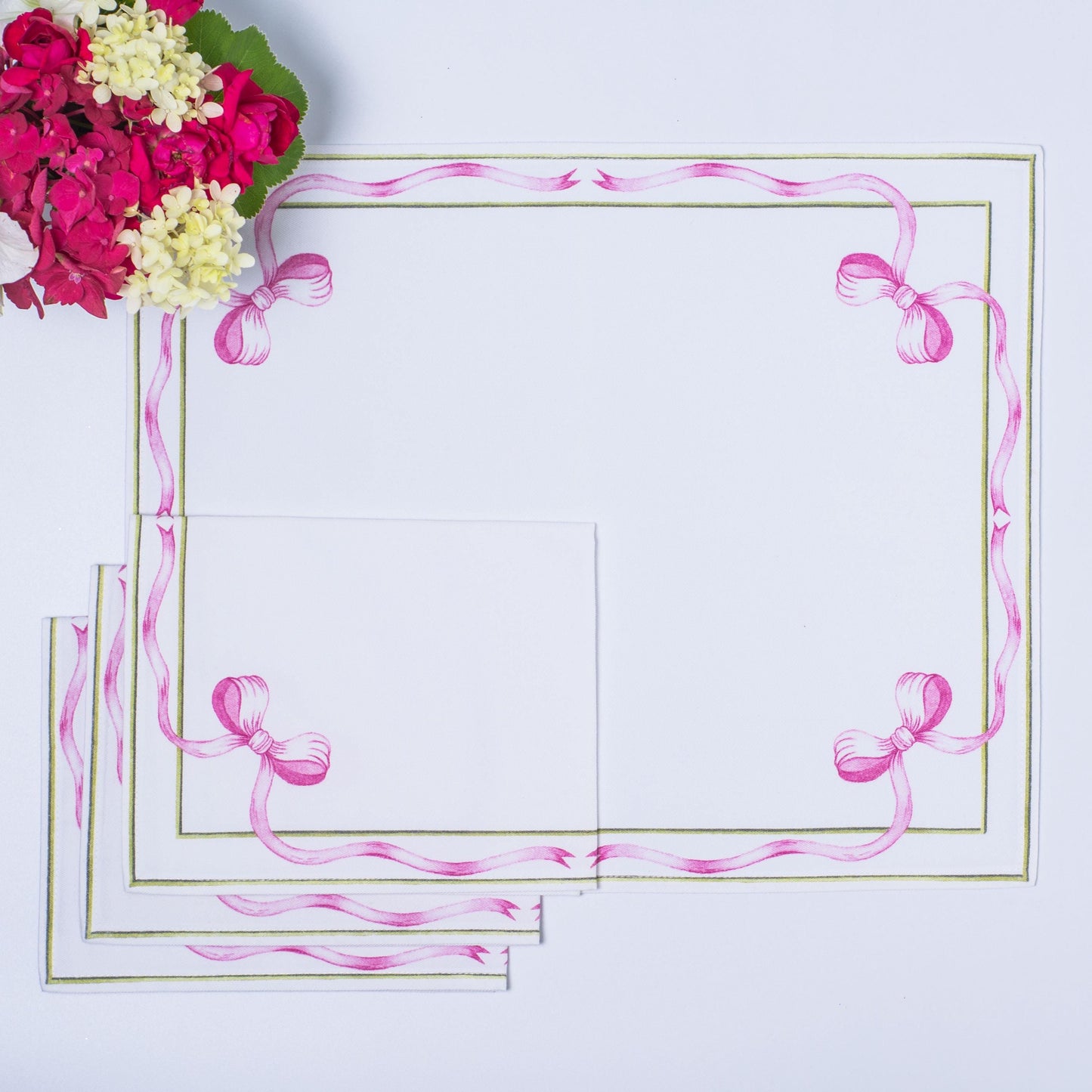 PINK BOW PLACEMATE