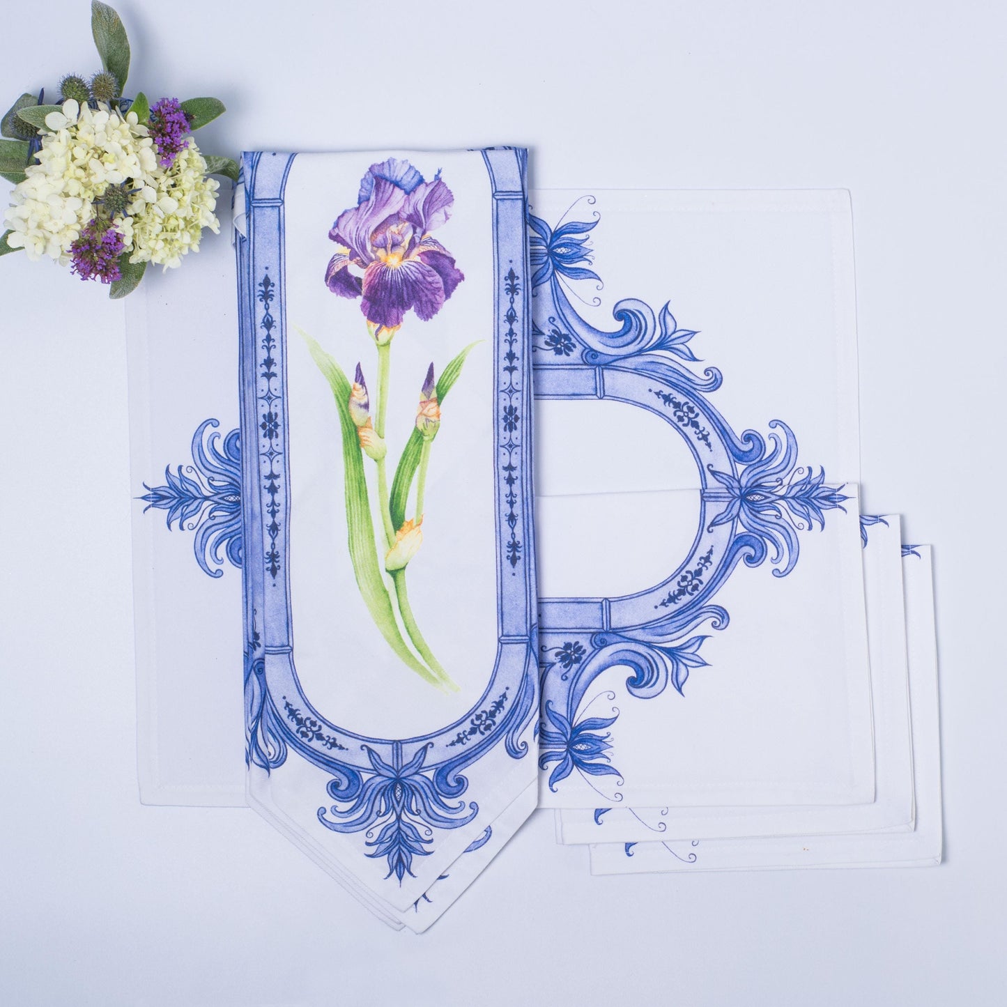 REFLECTION OF BEAUTY PLACEMATS & NAPKINS { Set of 4 }
