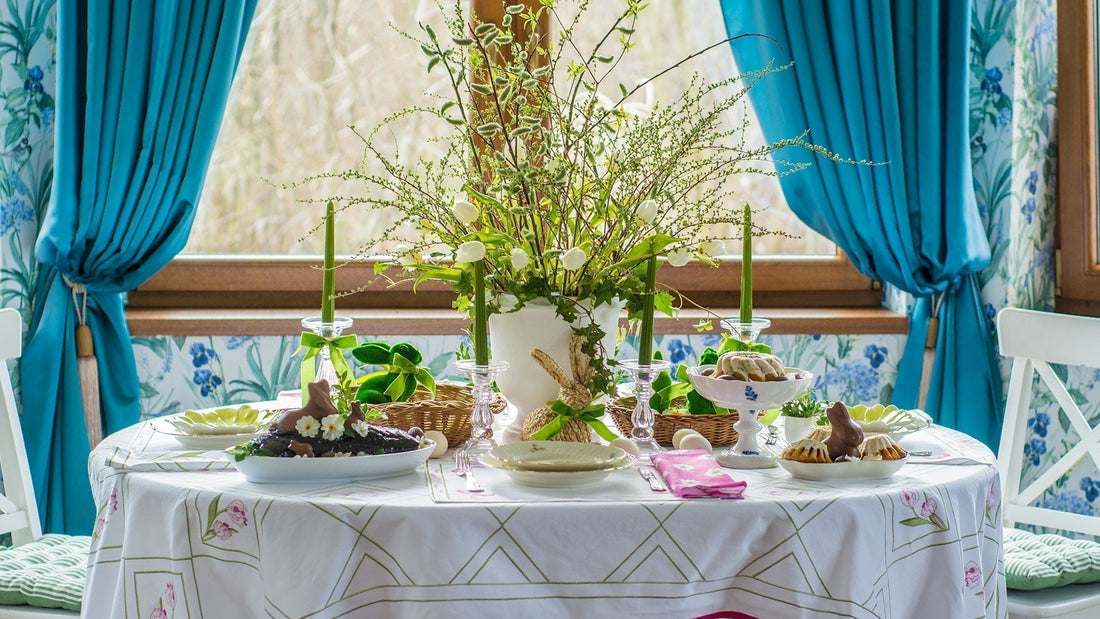 Easter Tablescape and Gingerbread Recipe.