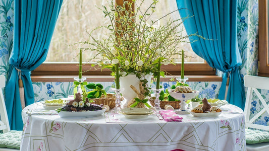 Easter Tablescape and Gingerbread Recipe.