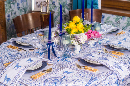 STRIPE BOUQUET NAPKINS & PLACEMATS { Set of 4 }