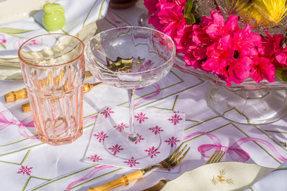 LOVE FLOWER COCKTAIL NAPKINS