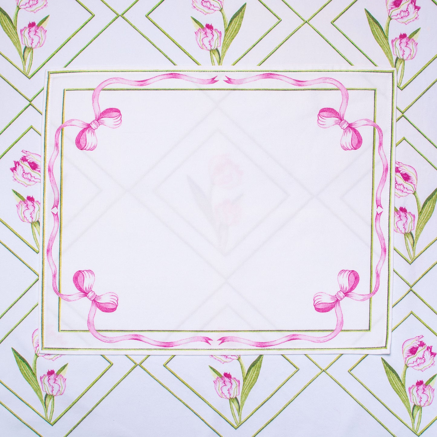 PINK BOW PLACEMATE