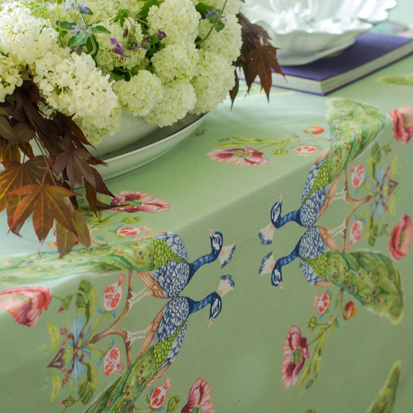 PEACOCK DINNER NAPKINS