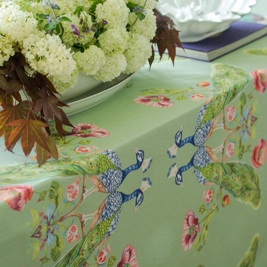 PEACOCK DINNER NAPKINS