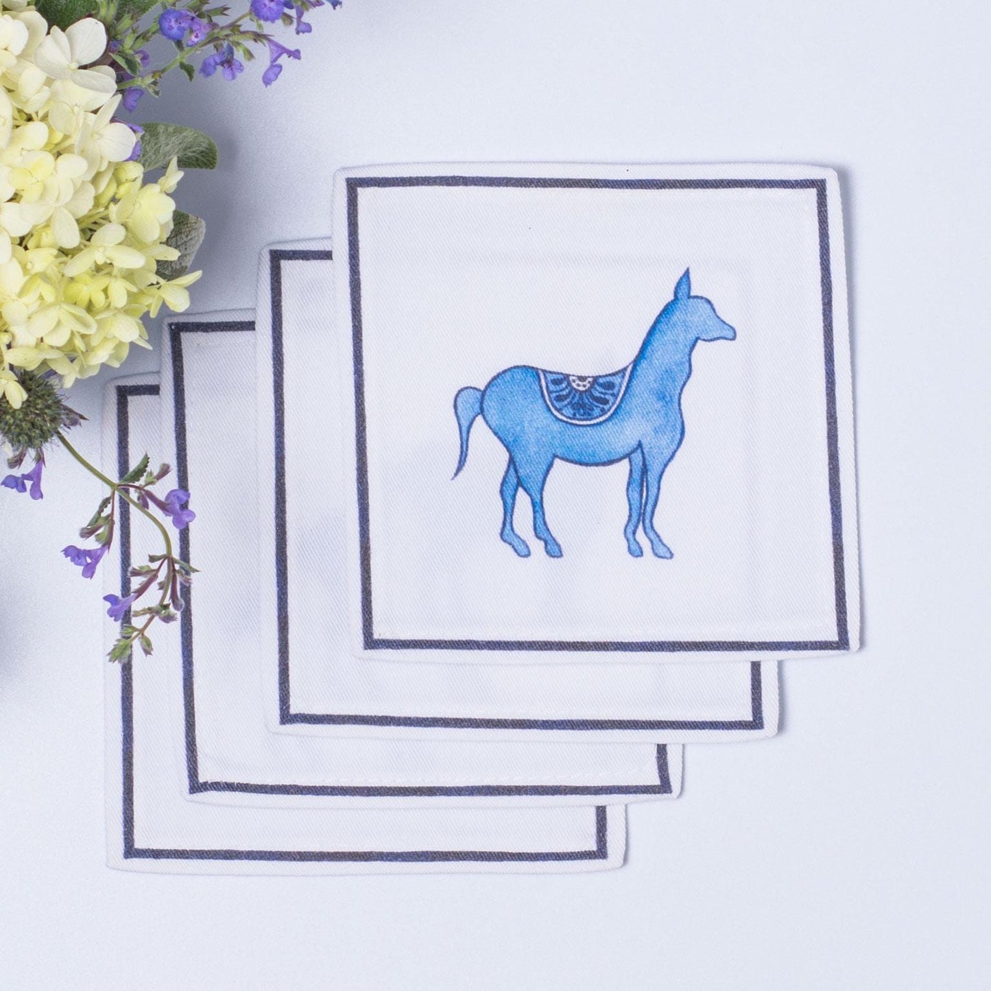 HORSE COCKTAIL NAPKINS