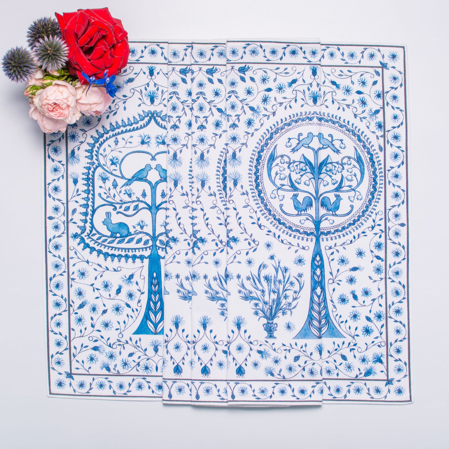 TREE OF LIFE NAPKINS & PLACEMATS { Set of 4 }