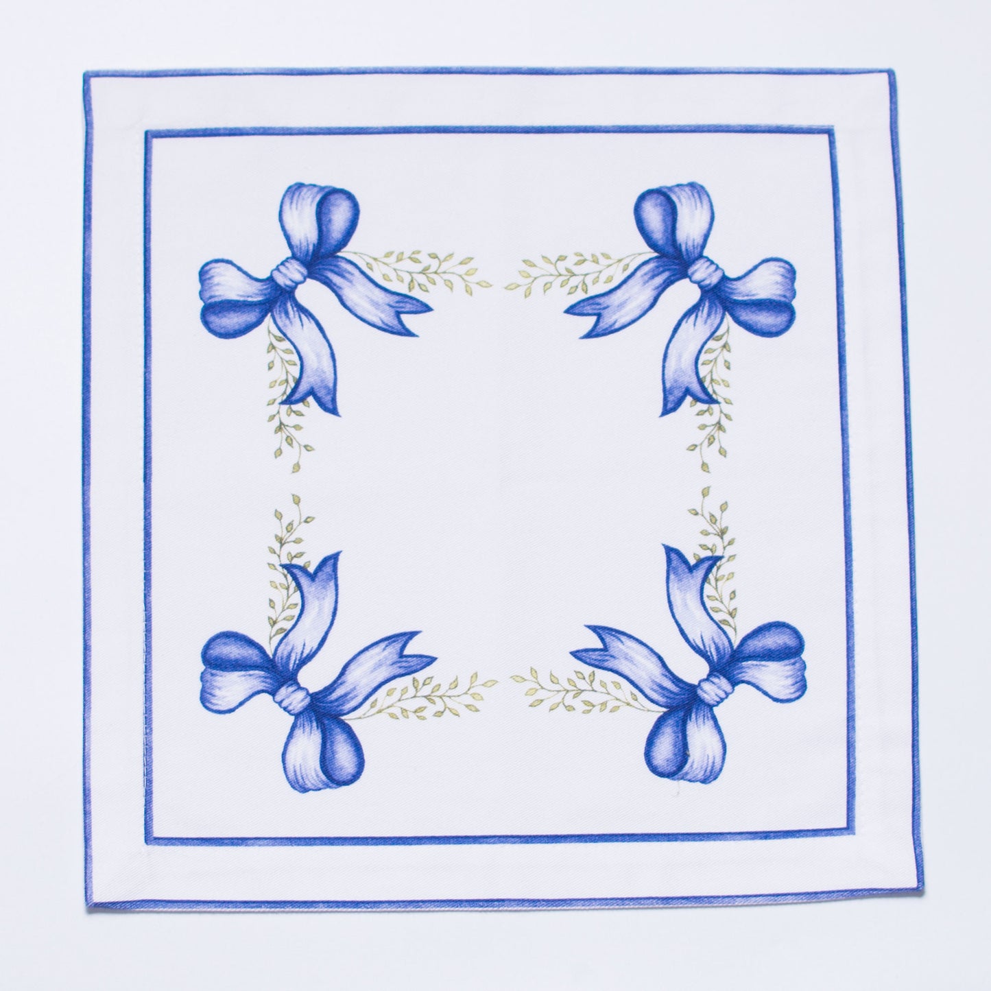 ULTRAMARINE BOW TEA NAPKINS