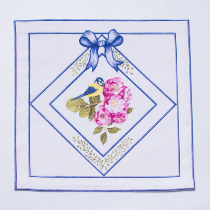 BIRD & ROSES TEA NAPKINS