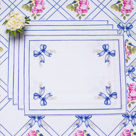 ULTRAMARINE BOWS PLACEMATS