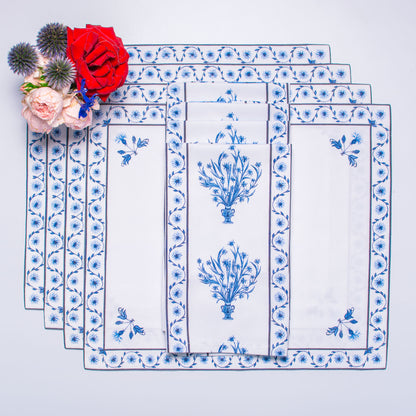 STRIPE BOUQUET NAPKINS & PLACEMATS { Set of 4 }