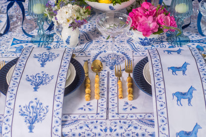 STRIPE BOUQUET DINNER NAPKINS