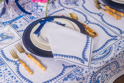 SCALLOP NAPKINS & PLACEMATS { Set of 4 }