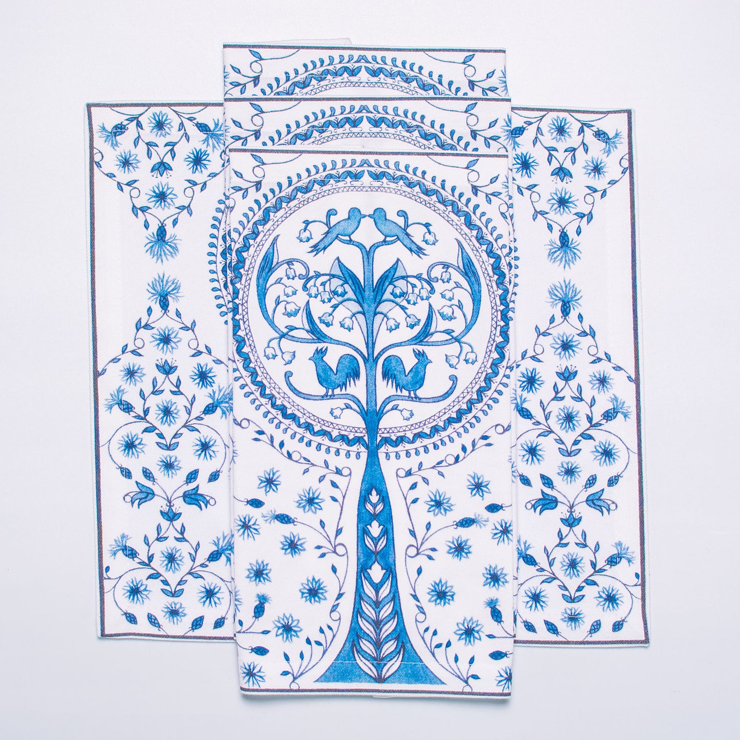 CHERRY TREE OF LIFE TEA NAPKINS