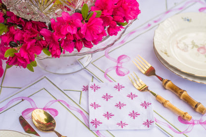 LOVE FLOWER COCKTAIL NAPKINS