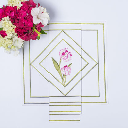 PARROT TULIP TEA NAPKINS
