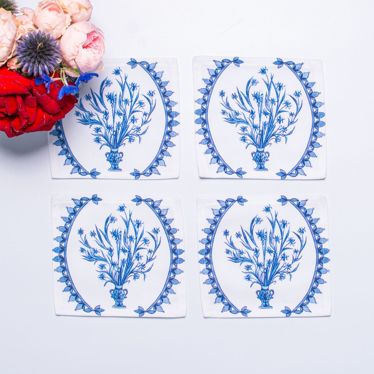 BOUQUET COCKTAIL NAPKINS
