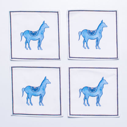 HORSE COCKTAIL NAPKINS