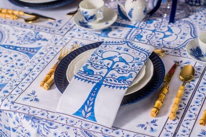 BIRCH TREE NAPKINS AND PLACEMATS { Set of 4 }