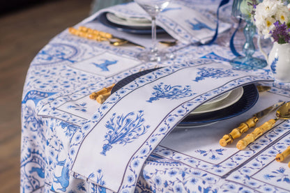 STRIPE BOUQUET NAPKINS & PLACEMATS { Set of 4 }