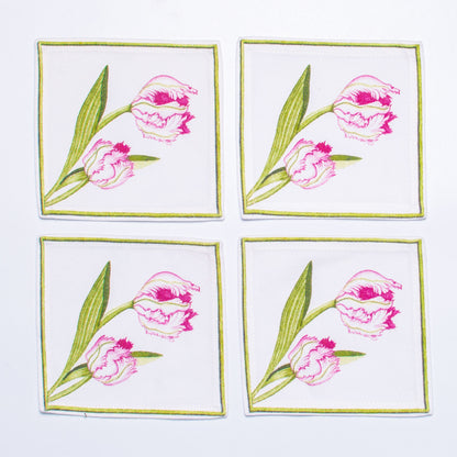 TULIP COCKTAIL NAPKINS