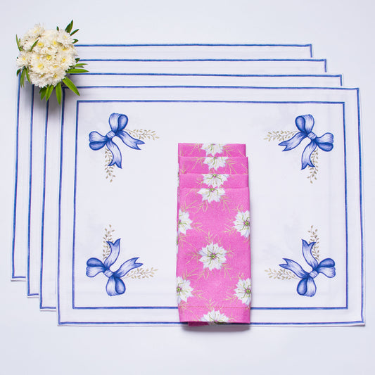 NIGELLA TEA NAPKINS & PLACEMATS { Set of 4 }