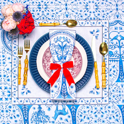 CHERRY TREE NAPKINS & PLACEMATS { Set of 4 }