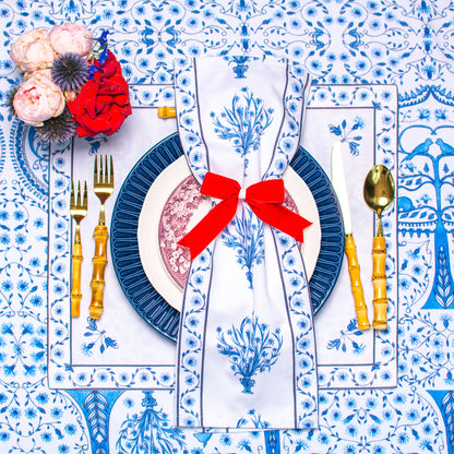 STRIPE BOUQUET DINNER NAPKINS