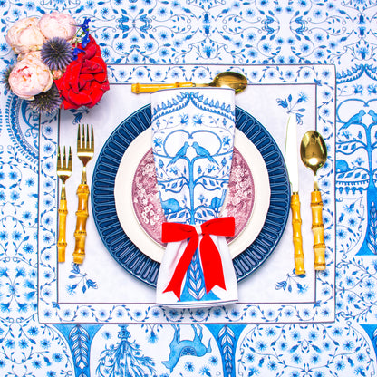 BIRCH TREE NAPKINS AND PLACEMATS { Set of 4 }