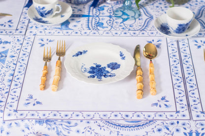 BLUE CORNFLOWER GARLAND PLACEMATS