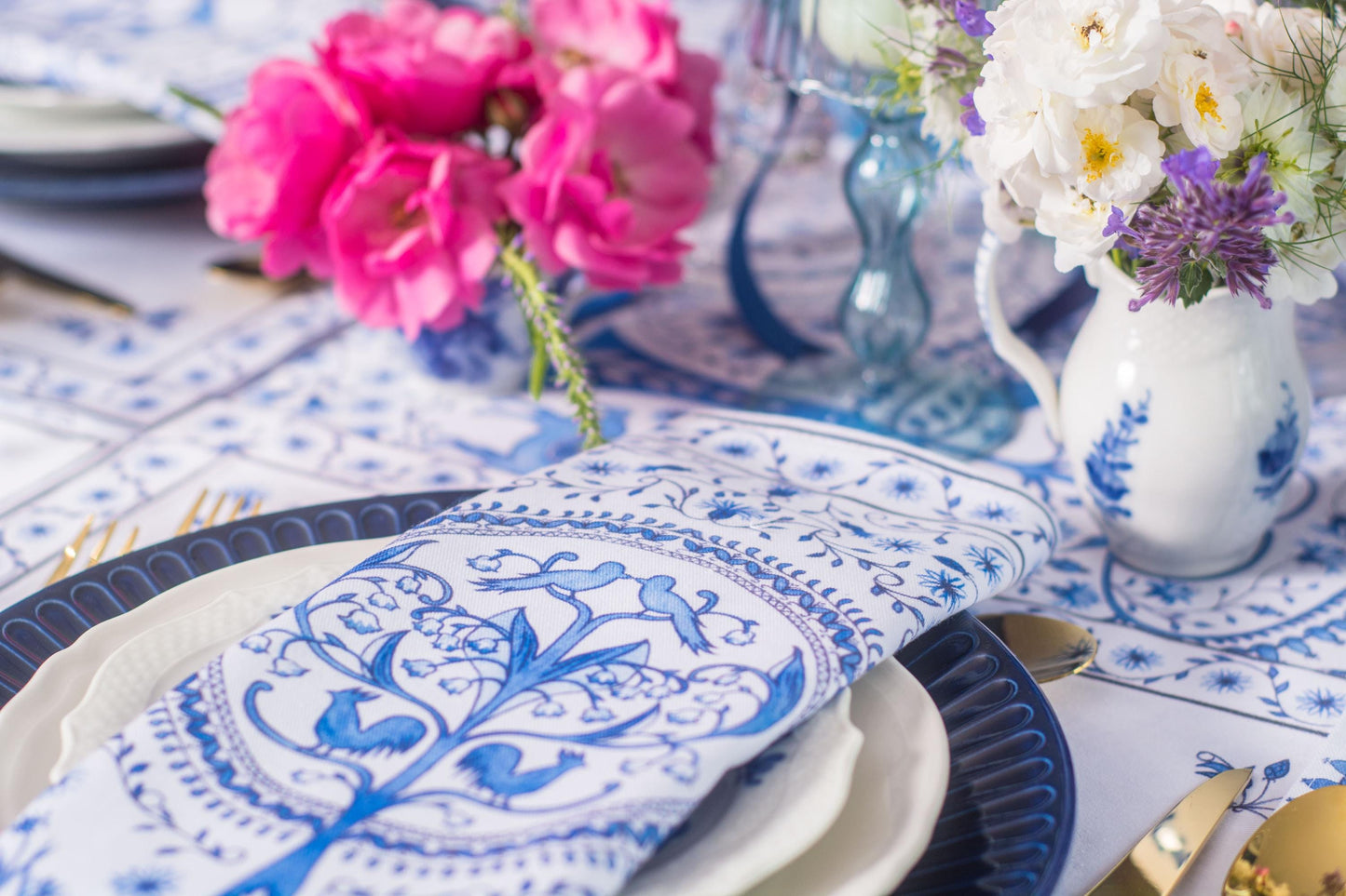 TREE OF LIFE NAPKINS & PLACEMATS { Set of 4 }