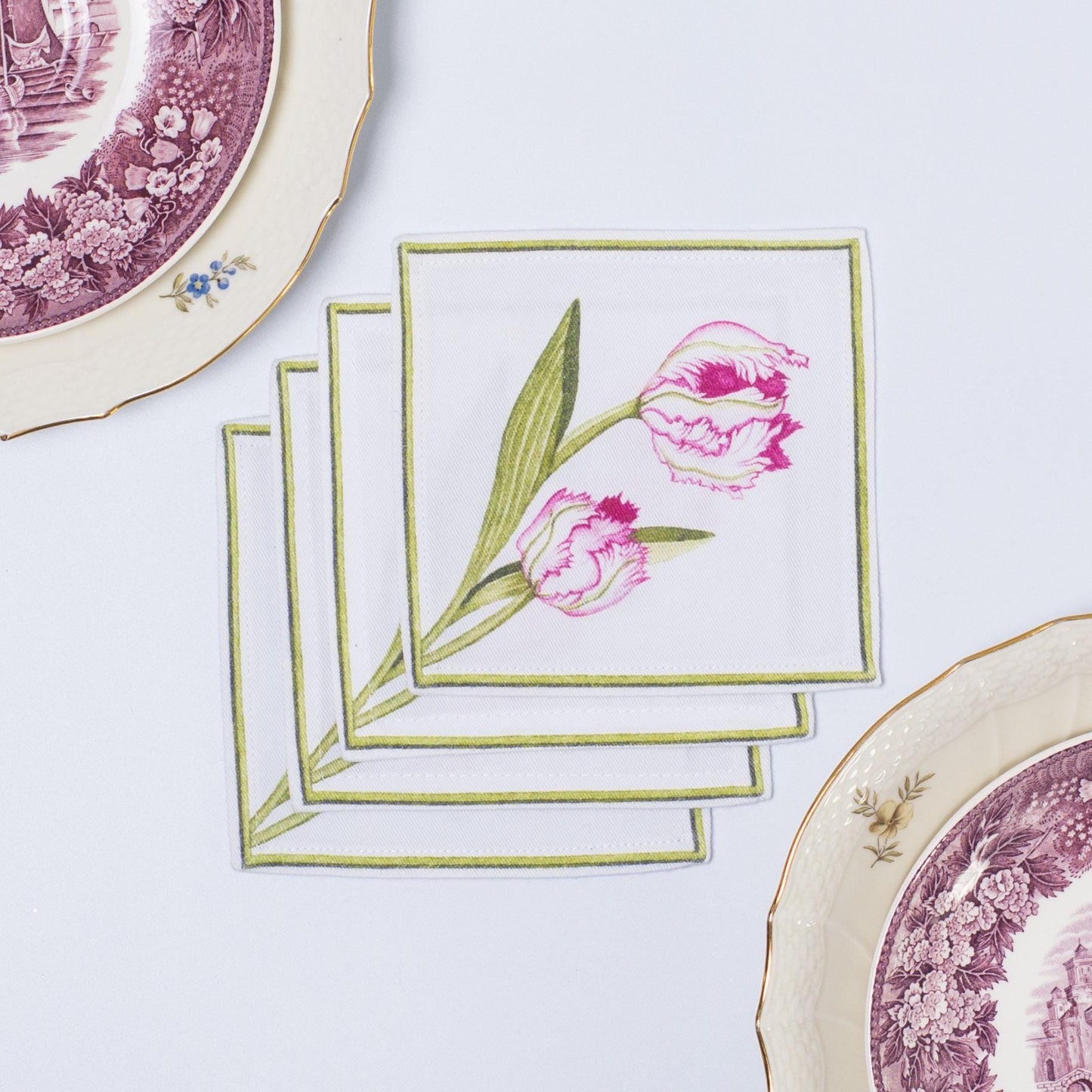TULIP COCKTAIL NAPKINS