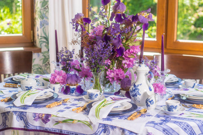 IRIS TEA NAPKINS & PLACEMATS { Set of 4 }