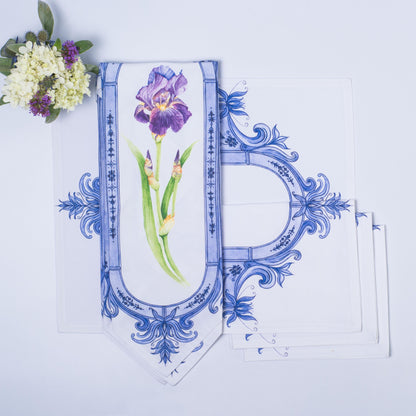 REFLECTION OF BEAUTY PLACEMATS & NAPKINS { Set of 4 }
