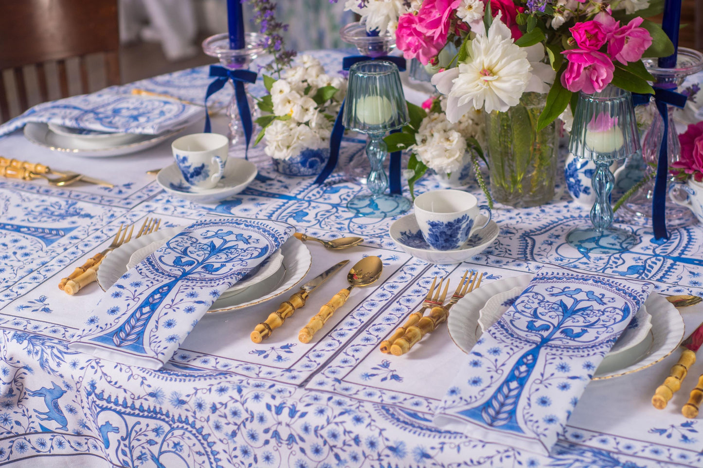 CHERRY TREE NAPKINS & PLACEMATS { Set of 4 }