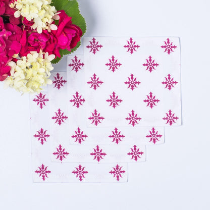 LOVE FLOWER COCKTAIL NAPKINS
